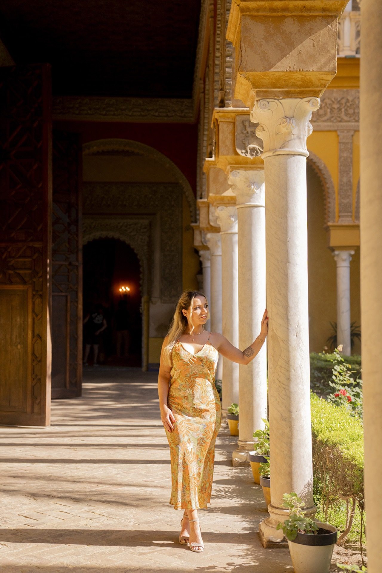 Portrait at an iconic Seville location — Seville photographer